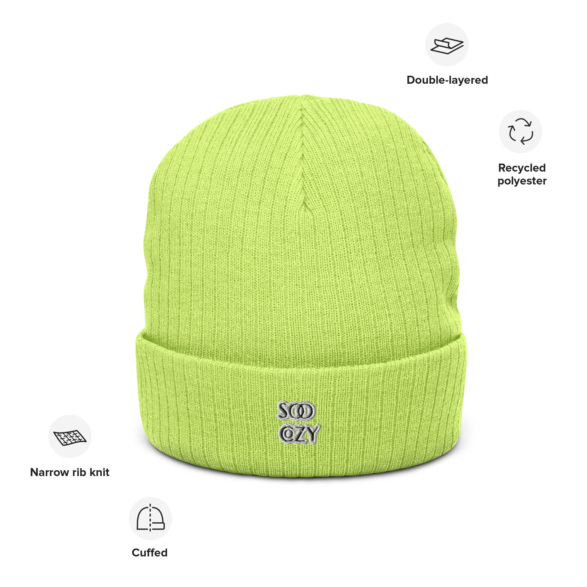 COZY RIBBED BEANIE